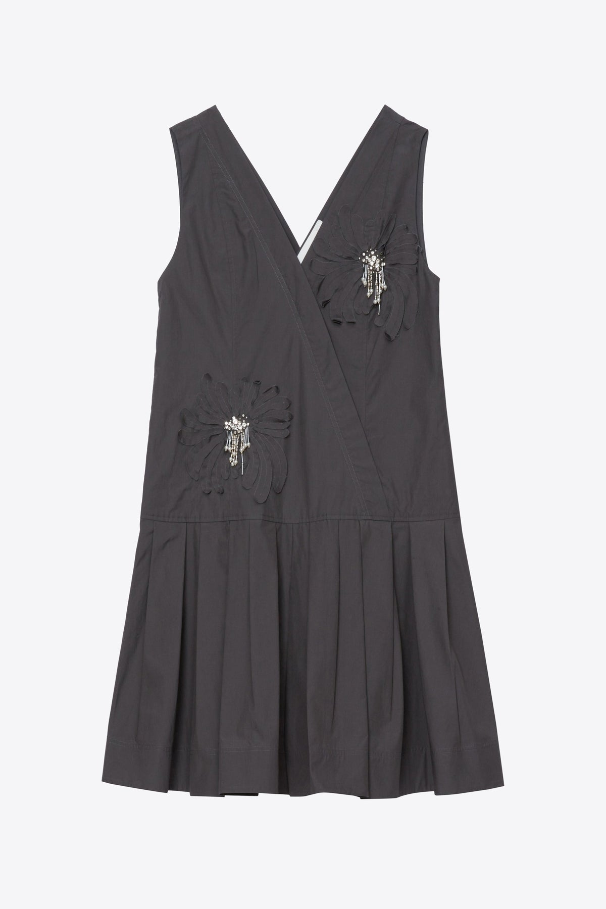 Draped Tank Dress with Floral Appliqué - 3.1 Phillip Lim Sale