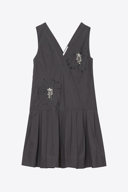 Draped Tank Dress with Floral Appliqué - 3.1 Phillip Lim Sale