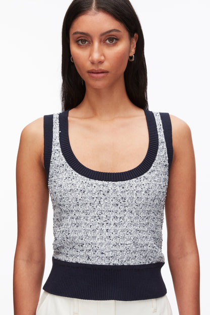 Tweed Bouclé Scoop Neck Tank - 3.1 Phillip Lim Best Price