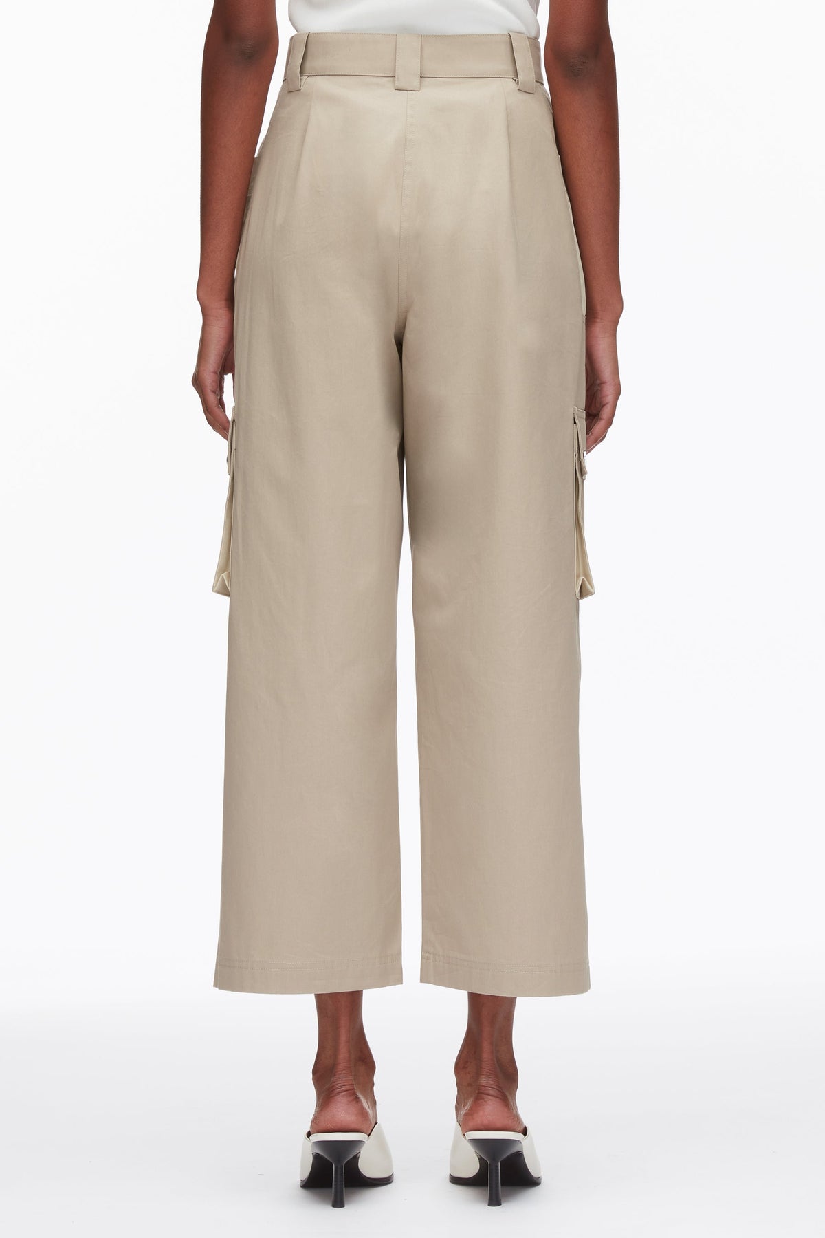 Two-Toned Cropped Cargo Pants - 3.1 Phillip Lim Premium