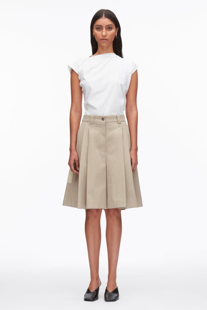 Two-Toned Wide Pleated Shorts - 3.1 Phillip Lim New