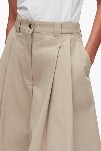 Two-Toned Wide Pleated Shorts - 3.1 Phillip Lim New