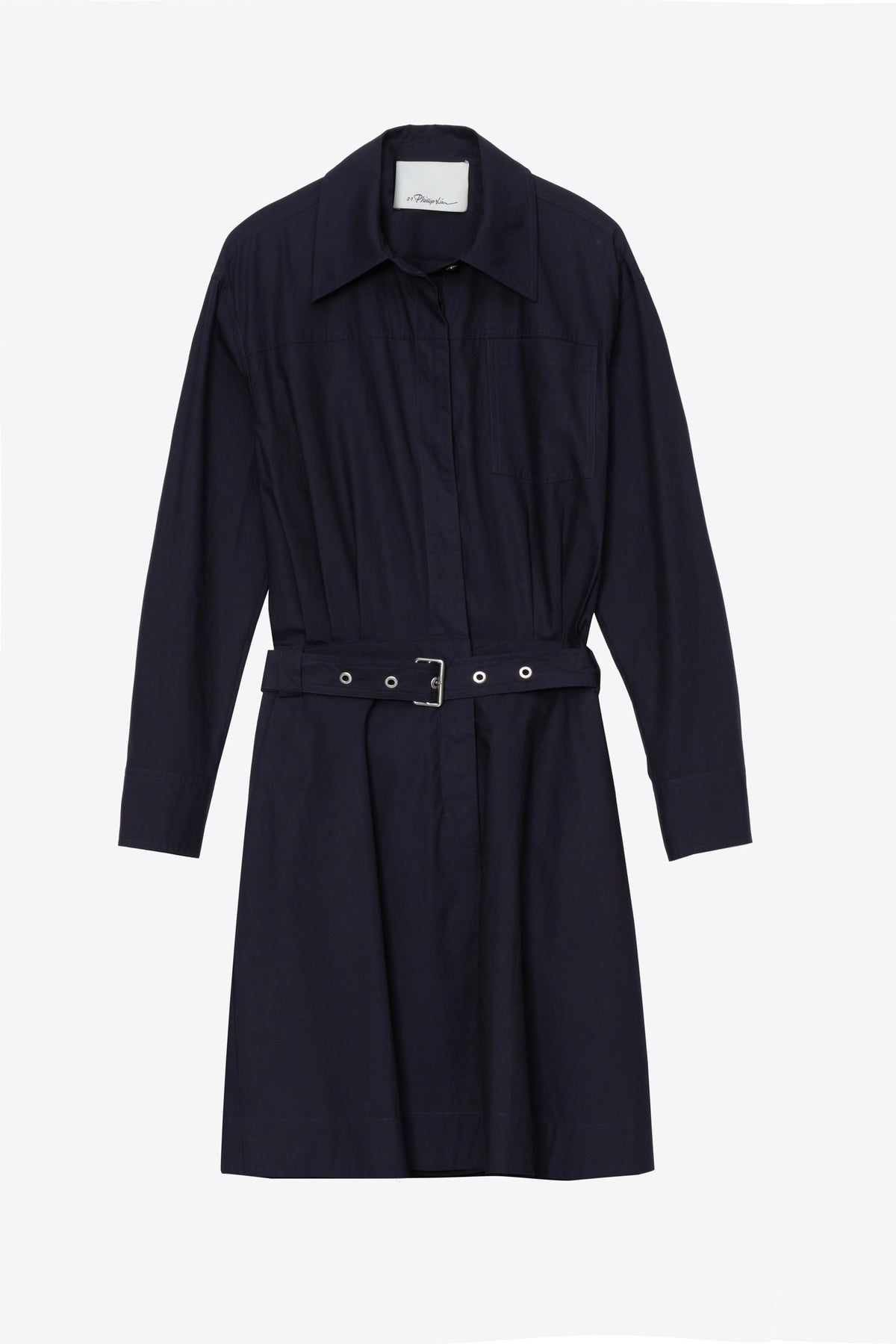 Belted Structured Cotton Shirt Dress - 3.1 Phillip Lim Discount