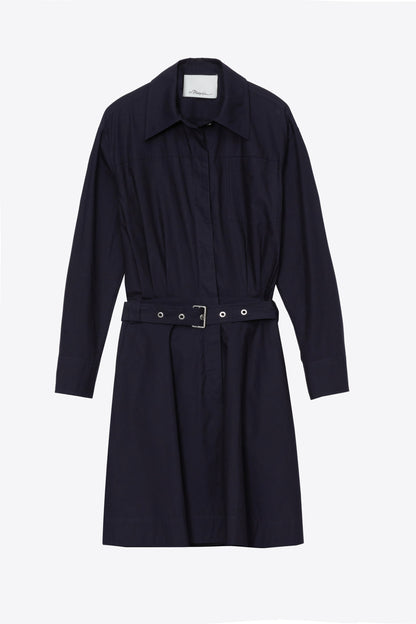 Belted Structured Cotton Shirt Dress - 3.1 Phillip Lim Discount