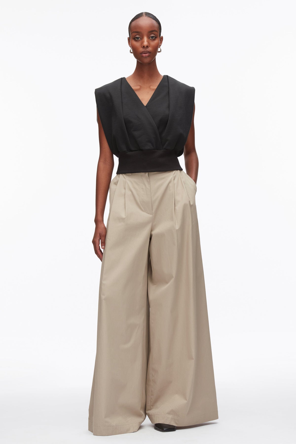 Draped Sleeveless French Terry Top - 3.1 Phillip Lim Smart Buy