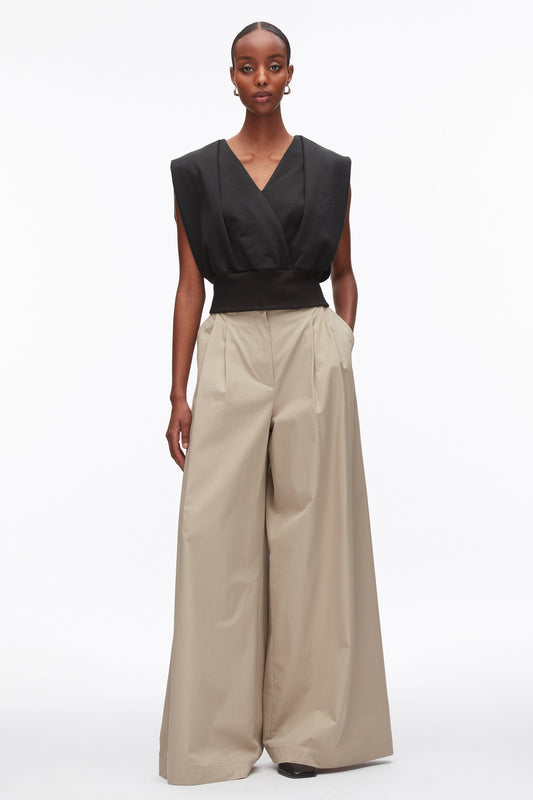 Draped Sleeveless French Terry Top - 3.1 Phillip Lim Smart Buy