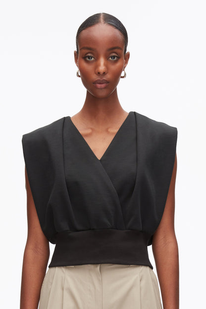 Draped Sleeveless French Terry Top - 3.1 Phillip Lim Smart Buy