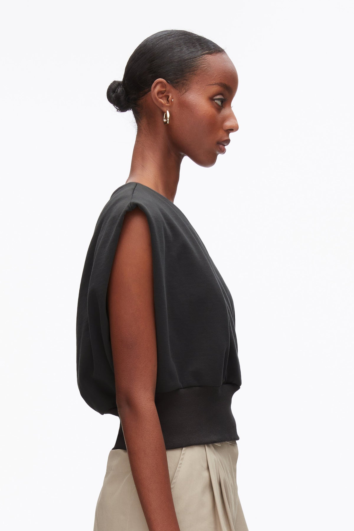 Draped Sleeveless French Terry Top - 3.1 Phillip Lim Smart Buy