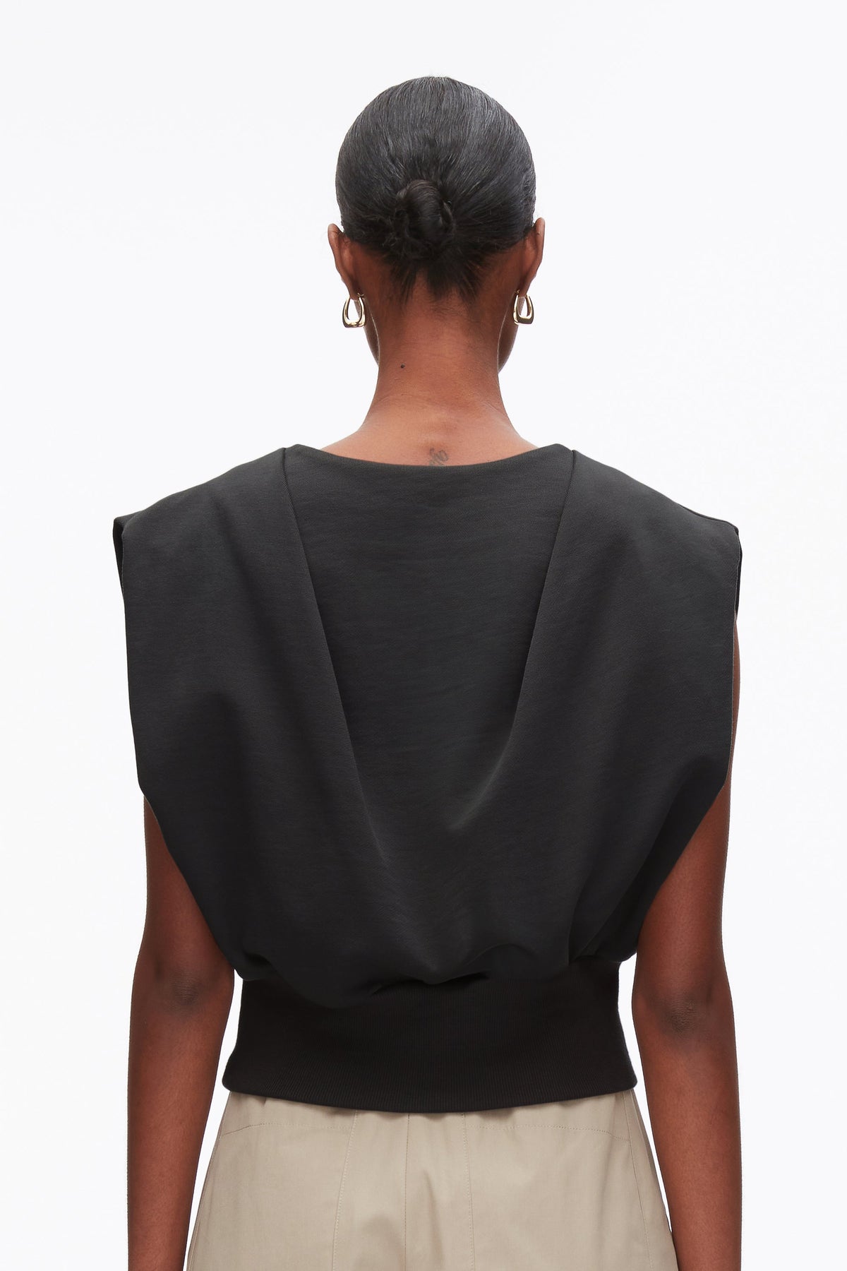 Draped Sleeveless French Terry Top - 3.1 Phillip Lim Smart Buy