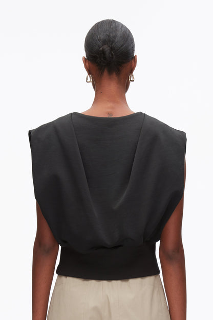 Draped Sleeveless French Terry Top - 3.1 Phillip Lim Smart Buy