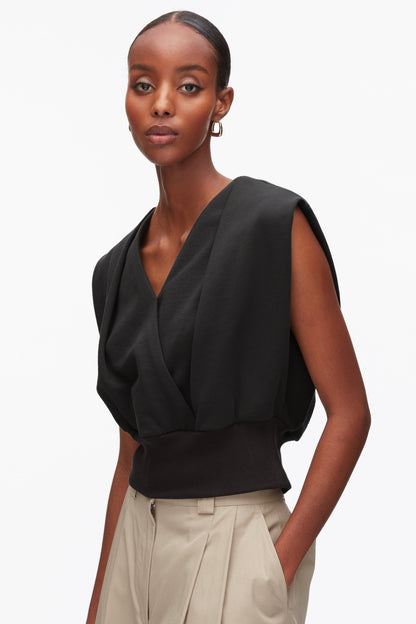 Draped Sleeveless French Terry Top - 3.1 Phillip Lim Smart Buy