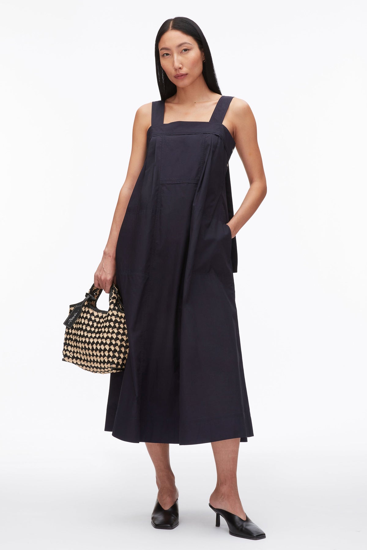 Structured Cotton Poplin Midi Dress - 3.1 Phillip Lim Signature