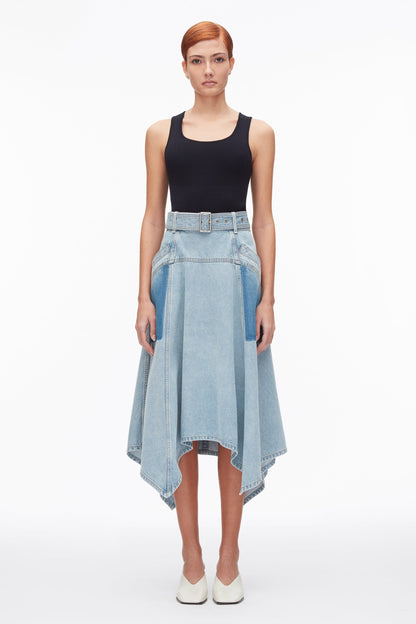 Ghost Patch Handkerchief Midi Skirt - 3.1 Phillip Lim Trusted
