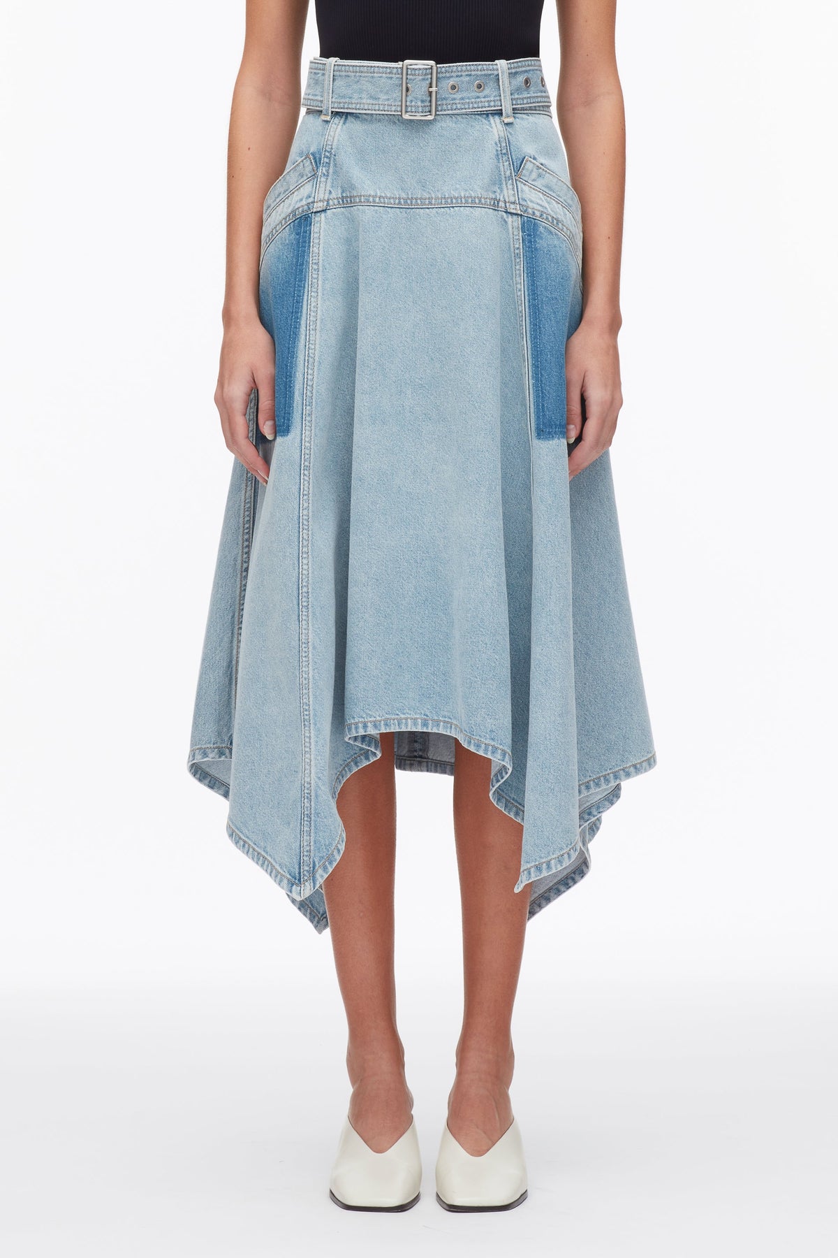 Ghost Patch Handkerchief Midi Skirt - 3.1 Phillip Lim Trusted