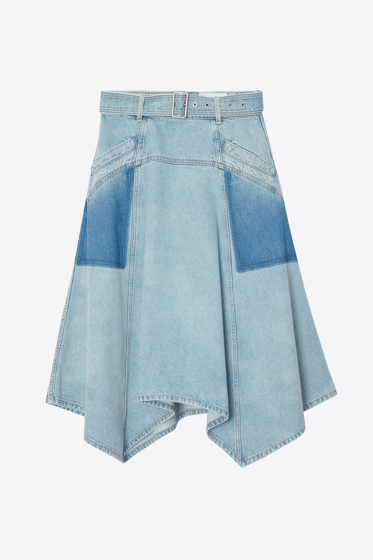 Ghost Patch Handkerchief Midi Skirt - 3.1 Phillip Lim Trusted