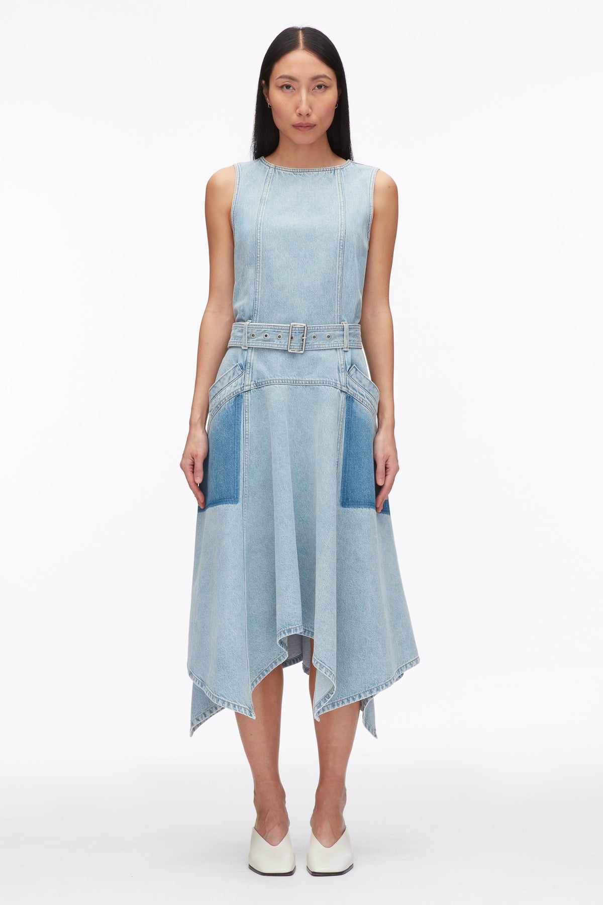 Ghost Patch Sleeveless Belted Midi Dress - 3.1 Phillip Lim Quality