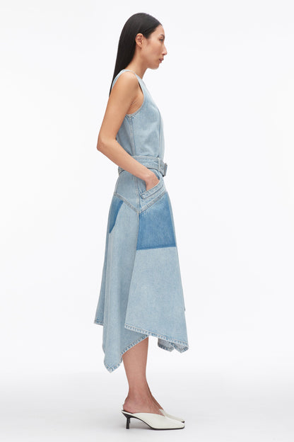 Ghost Patch Sleeveless Belted Midi Dress - 3.1 Phillip Lim Quality