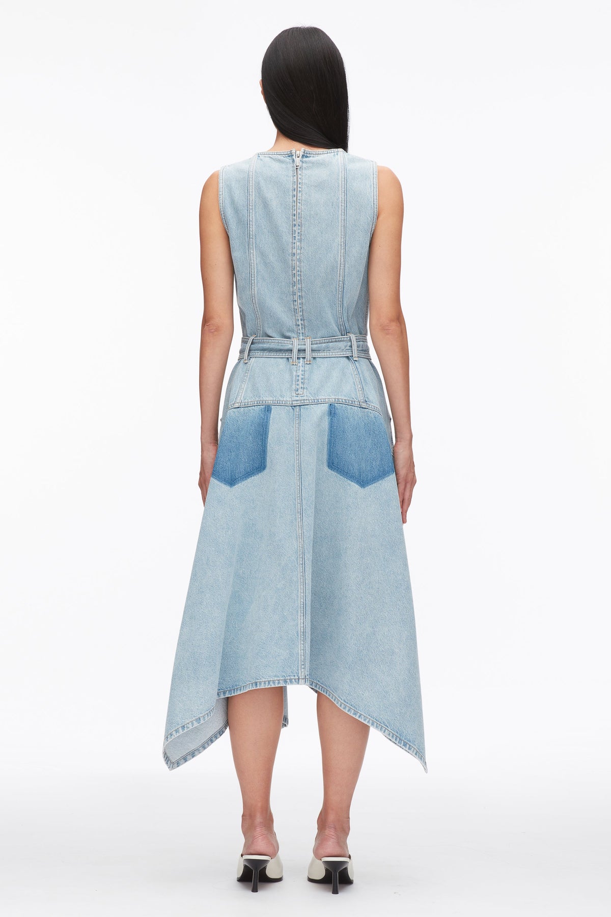 Ghost Patch Sleeveless Belted Midi Dress - 3.1 Phillip Lim Quality