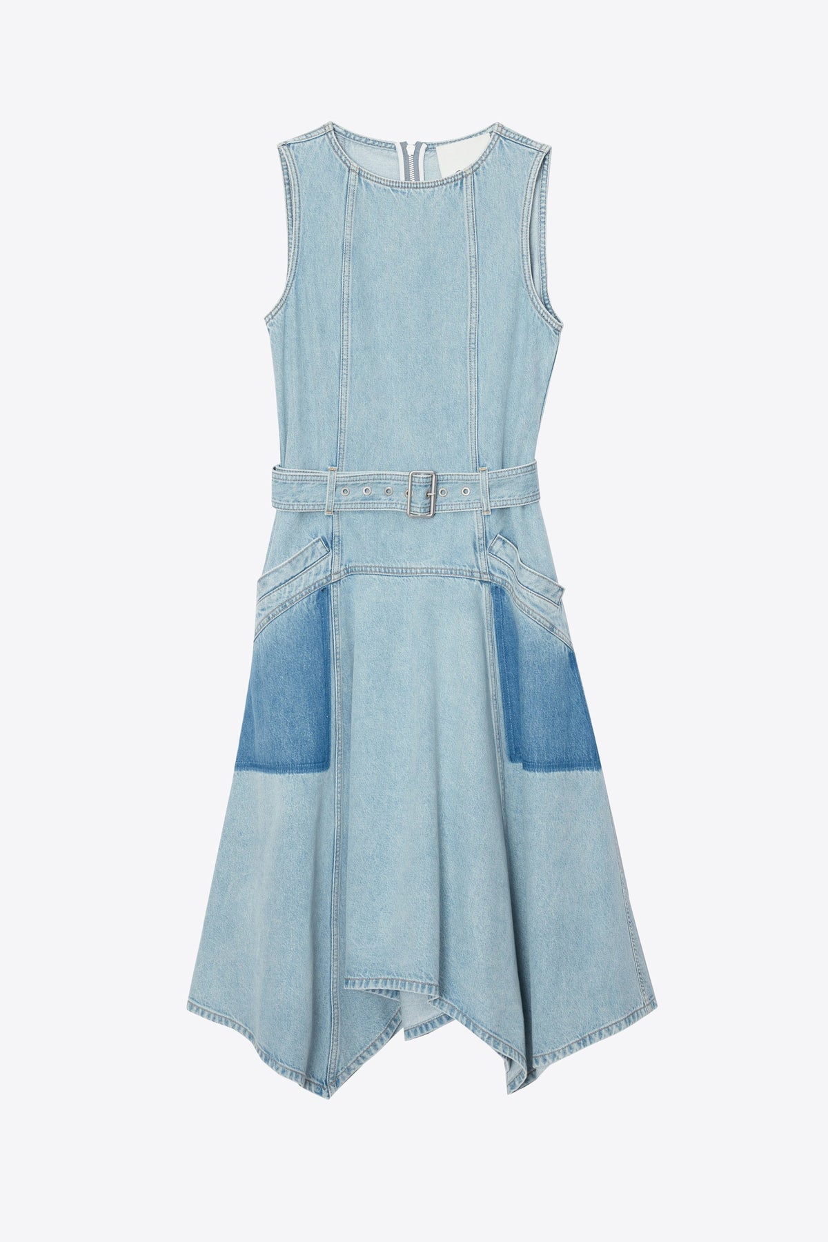 Ghost Patch Sleeveless Belted Midi Dress - 3.1 Phillip Lim Quality