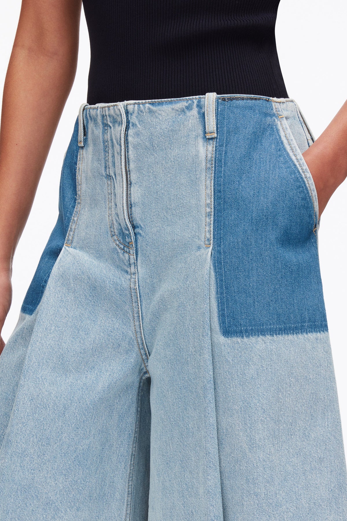 Ghost Patch Lightweight Denim Bermuda Shorts - 3.1 Phillip Lim Popular