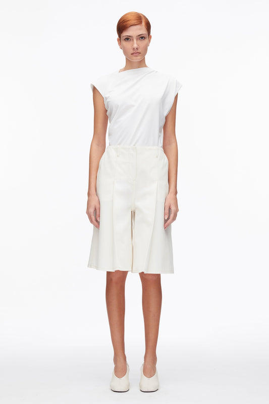 Ghost Patch Lightweight Denim Bermuda Shorts - 3.1 Phillip Lim Top Pick