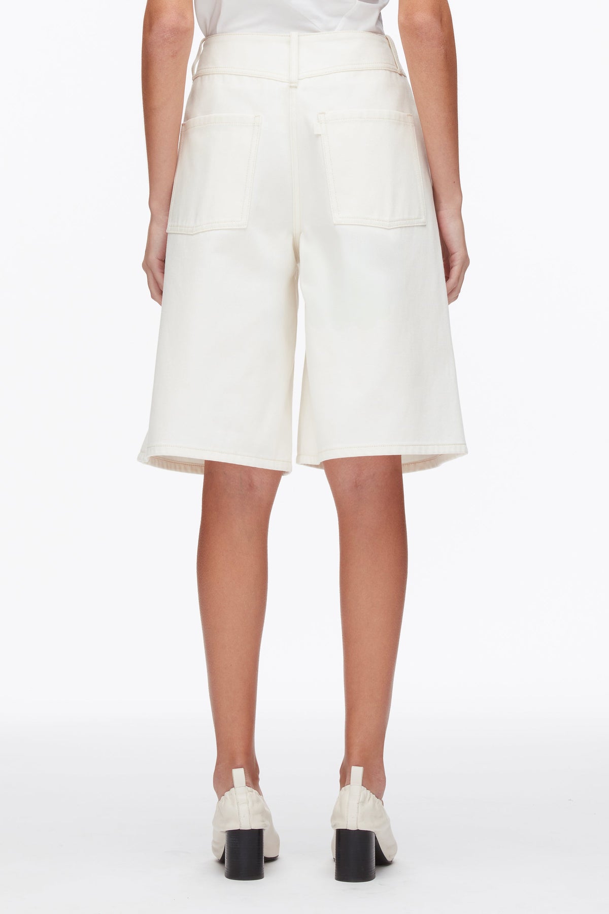 Ghost Patch Lightweight Denim Bermuda Shorts - 3.1 Phillip Lim Top Pick