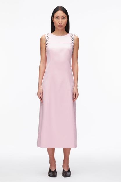 Studded Satin Sleeveless Midi Dress - 3.1 Phillip Lim Exclusive