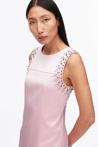 Studded Satin Sleeveless Midi Dress - 3.1 Phillip Lim Exclusive