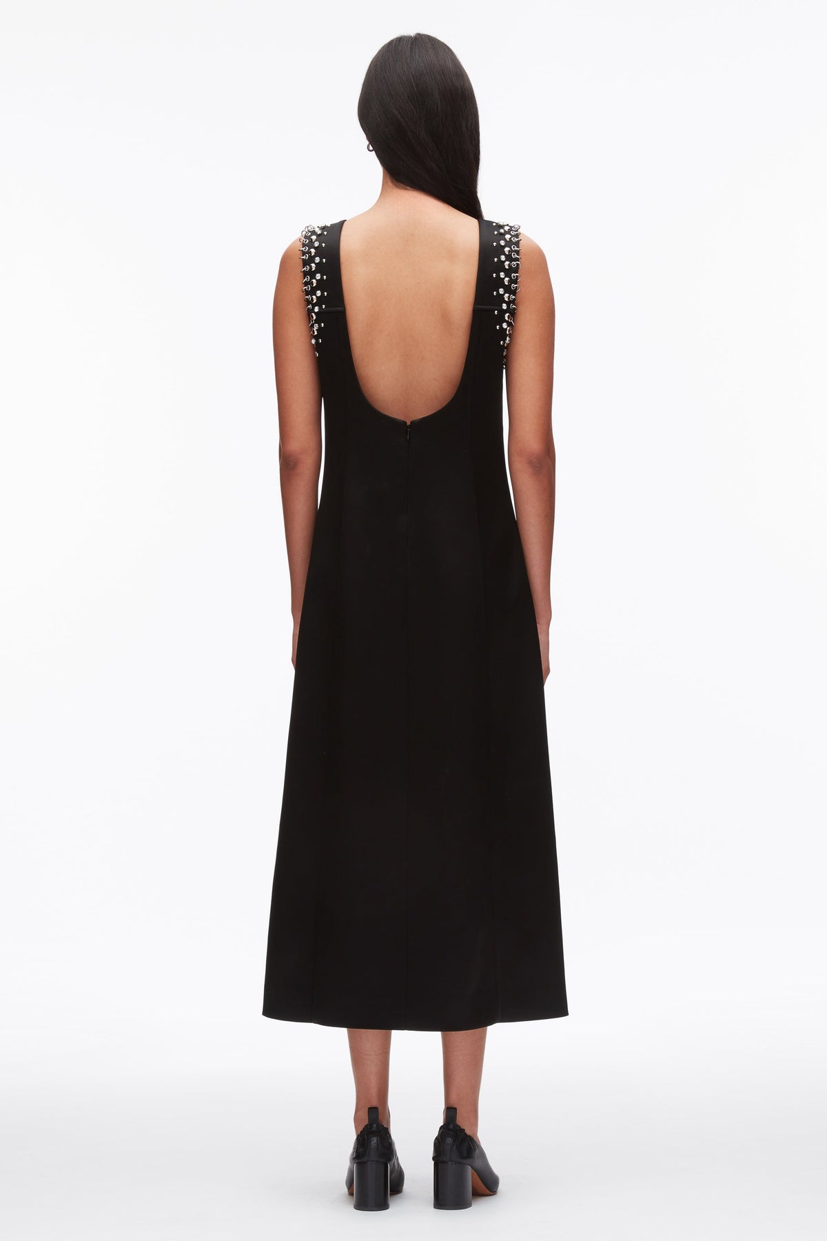 Studded Satin Sleeveless Midi Dress - 3.1 Phillip Lim Essential