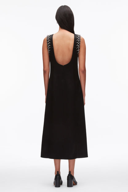 Studded Satin Sleeveless Midi Dress - 3.1 Phillip Lim Essential