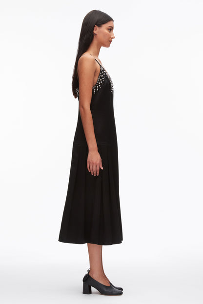 Studded Satin Pleated Cami Midi Dress - 3.1 Phillip Lim Best Price