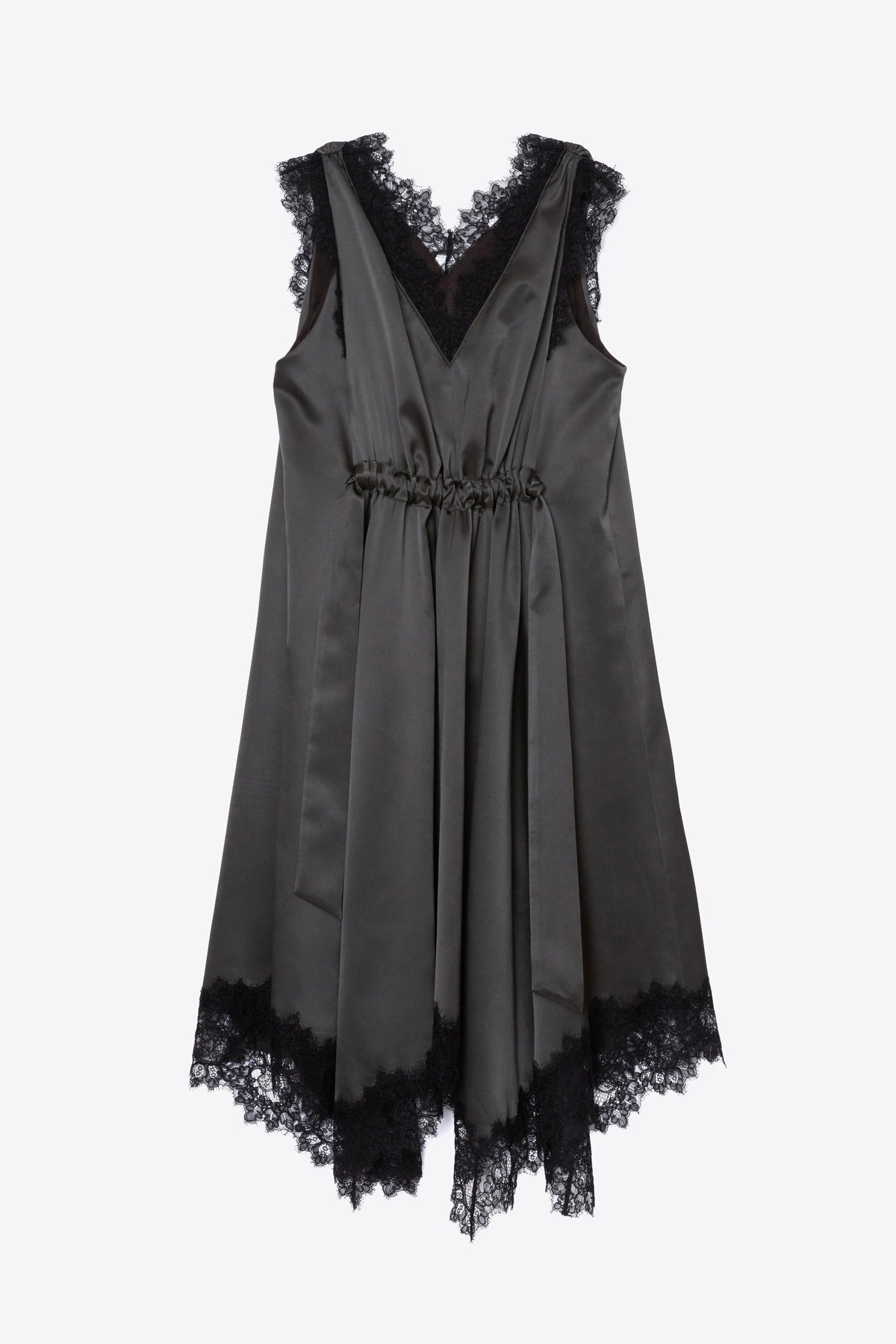 V-Neck Midi Dress with Lace Trim - 3.1 Phillip Lim Exclusive