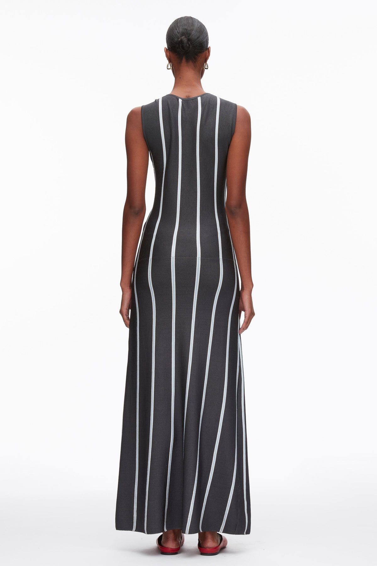 Stripe Midi Dress with Fringe Waist Tie - 3.1 Phillip Lim Classic