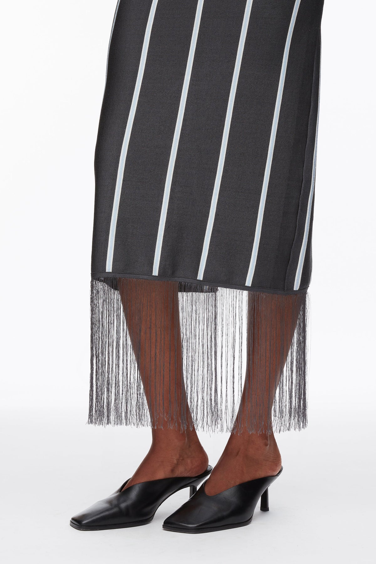 Stripe Midi Skirt with Fringe - 3.1 Phillip Lim Recommended