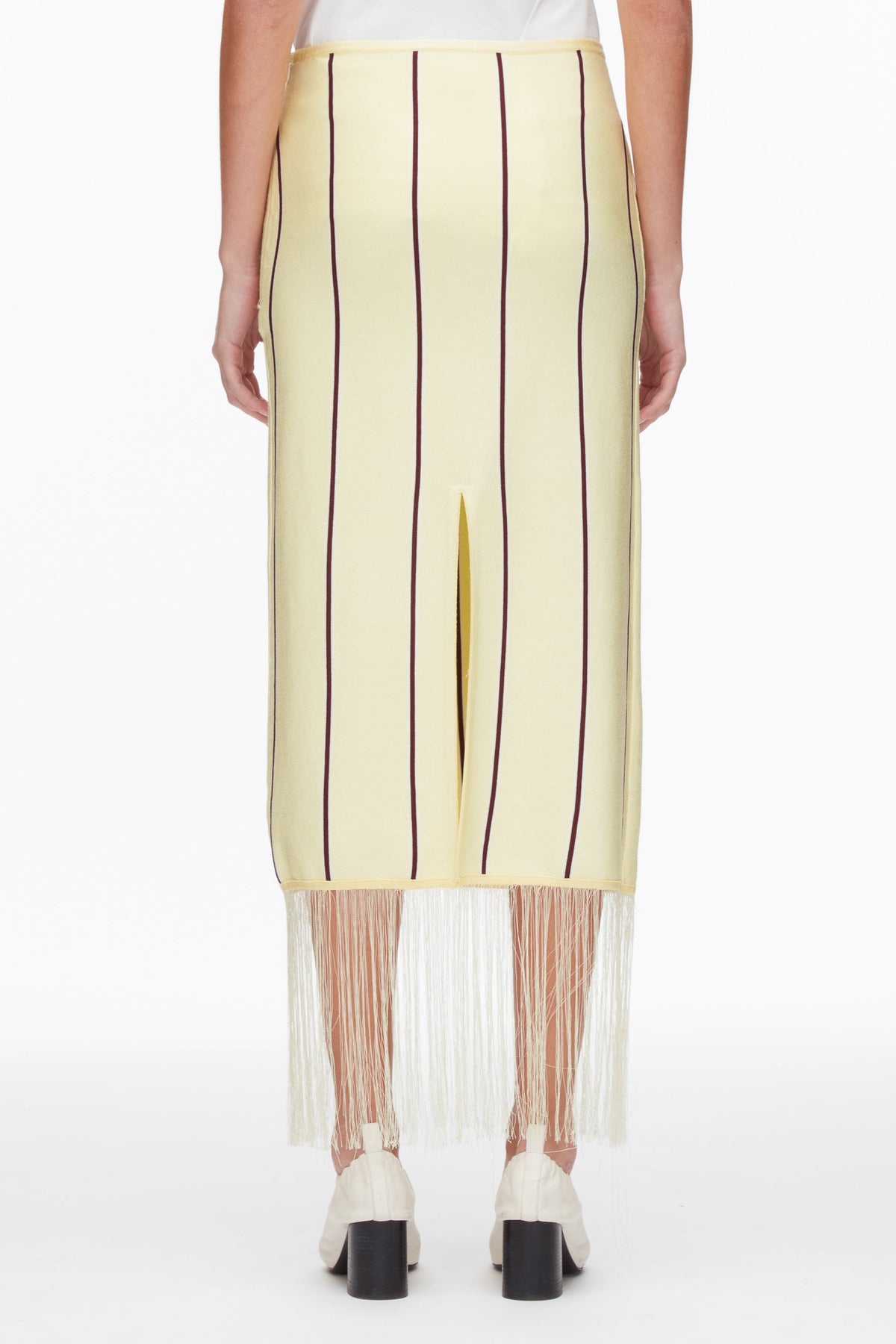 Stripe Midi Skirt with Fringe - 3.1 Phillip Lim Deals