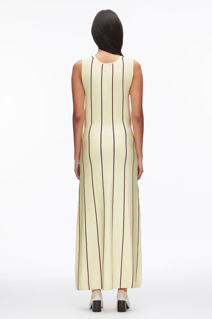 Stripe Midi Dress with Fringe Waist Tie - 3.1 Phillip Lim Best Seller