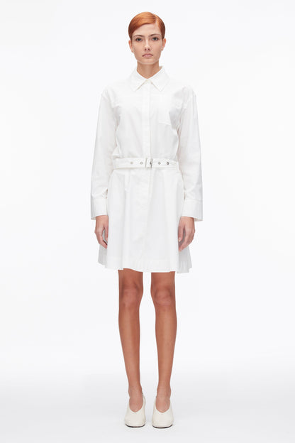 Belted Structured Cotton Shirt Dress - 3.1 Phillip Lim Deals