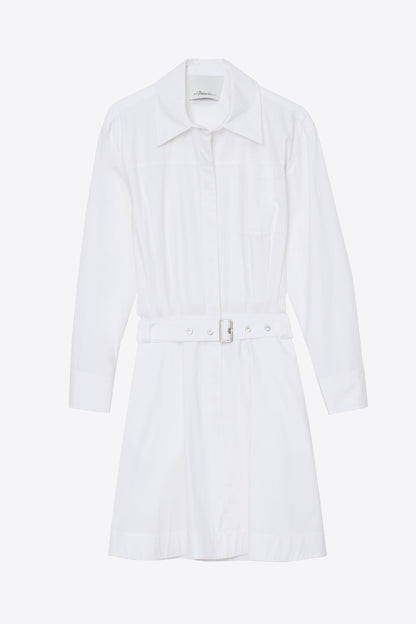 Belted Structured Cotton Shirt Dress - 3.1 Phillip Lim Deals