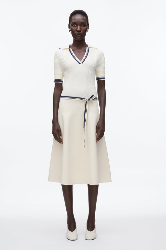 Textured Rib Polo Midi Dress - 3.1 Phillip Lim Classic