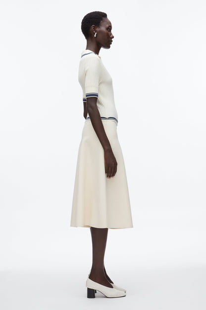 Textured Rib Polo Midi Dress - 3.1 Phillip Lim Classic