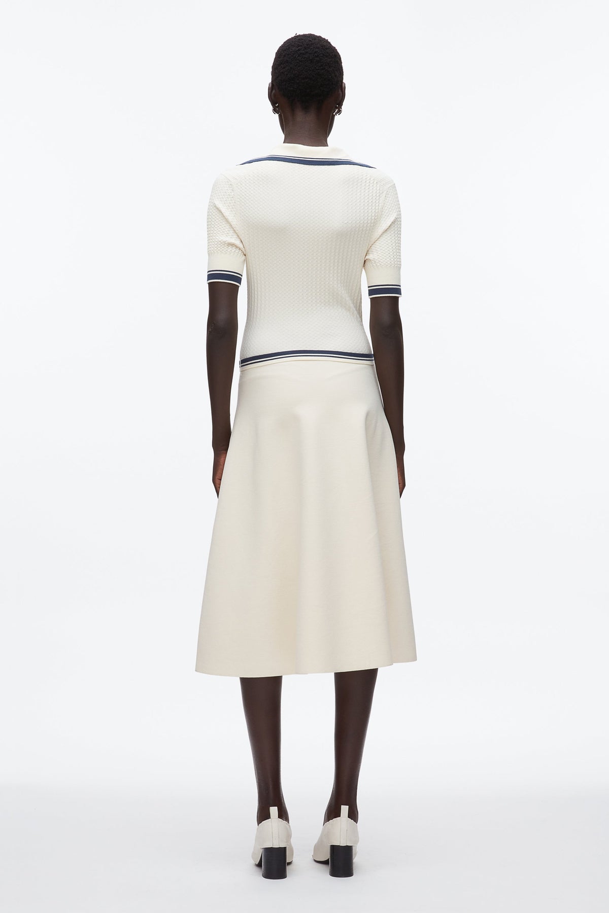 Textured Rib Polo Midi Dress - 3.1 Phillip Lim Classic