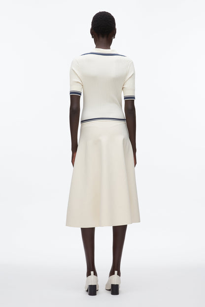 Textured Rib Polo Midi Dress - 3.1 Phillip Lim Classic