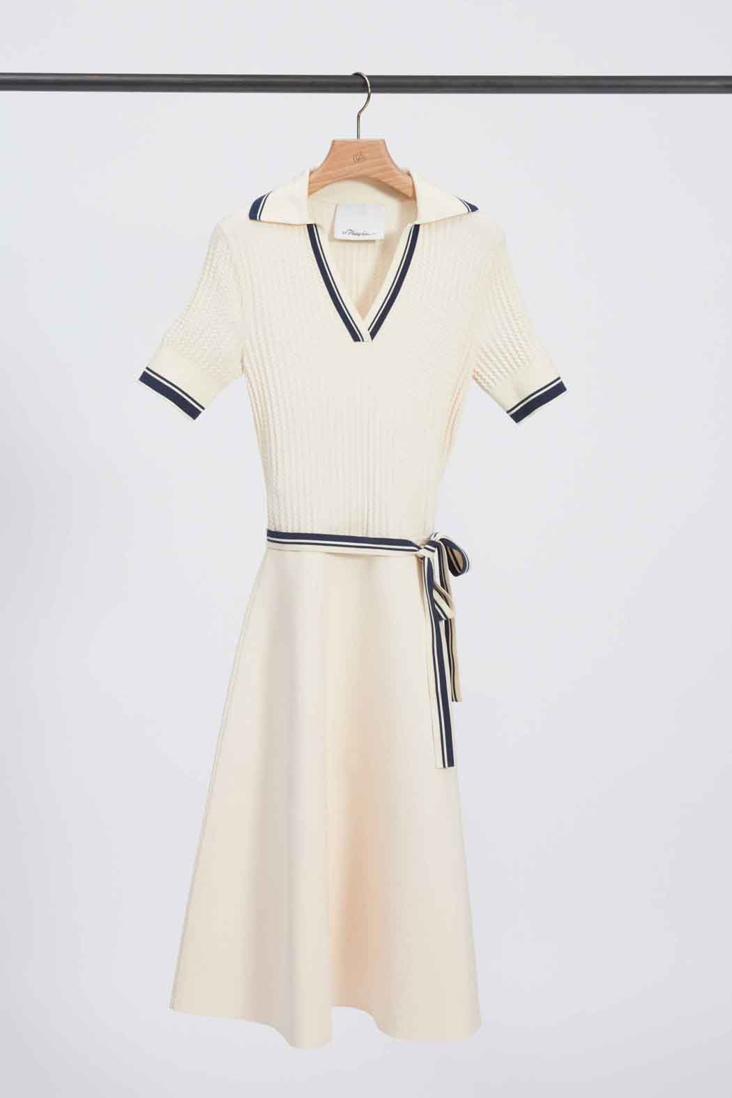 Textured Rib Polo Midi Dress - 3.1 Phillip Lim Classic