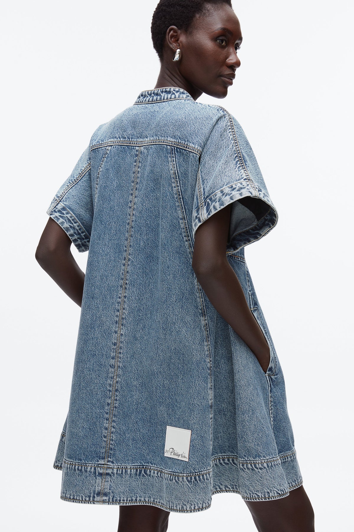 Trapeze Light Denim Dress - 3.1 Phillip Lim Quality