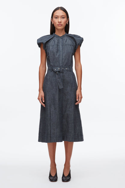 Denim Puff Sleeve Dress - 3.1 Phillip Lim Sale