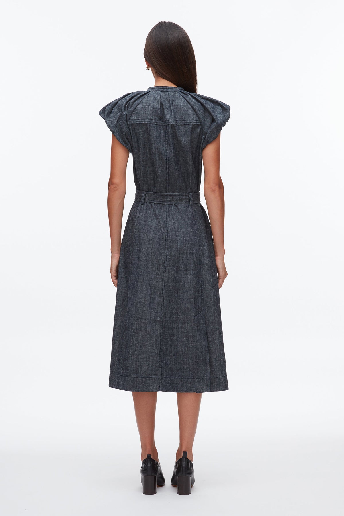 Denim Puff Sleeve Dress - 3.1 Phillip Lim Sale