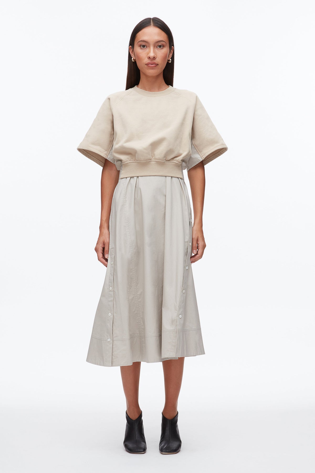 French Terry Combo Dress - 3.1 Phillip Lim Everyday