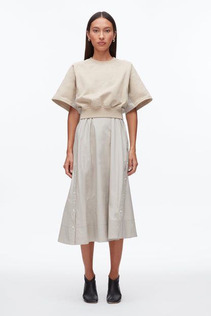 French Terry Combo Dress - 3.1 Phillip Lim Everyday