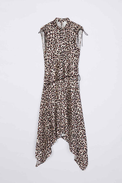 Leopard Ruched Handkerchief Dress - 3.1 Phillip Lim Great Value