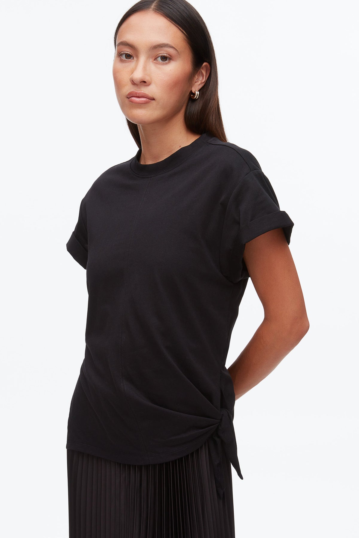 T-Shirt Combo Dress with Pleated Skirt - 3.1 Phillip Lim Signature